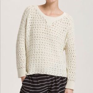 Joie Crawford Crochet Lightweight Sweater